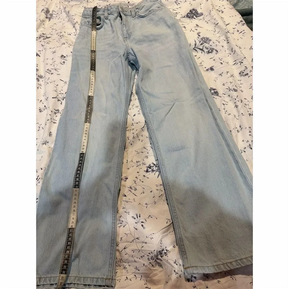 Primark care Kids Wide-Leg Jeans Blue Size 11 Casual Unisex - Picture 2 of 8